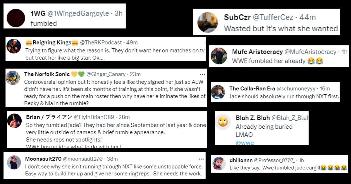 The WWE Universe doesn't seem happy